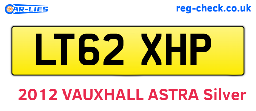 LT62XHP are the vehicle registration plates.