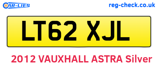 LT62XJL are the vehicle registration plates.
