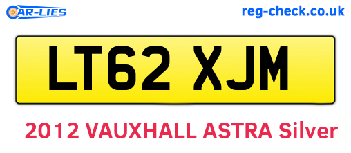 LT62XJM are the vehicle registration plates.