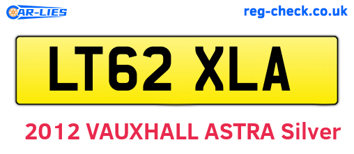 LT62XLA are the vehicle registration plates.
