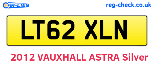 LT62XLN are the vehicle registration plates.