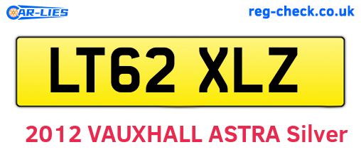 LT62XLZ are the vehicle registration plates.