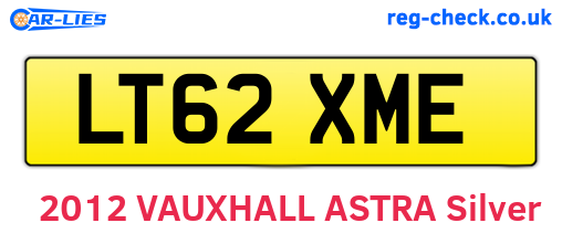 LT62XME are the vehicle registration plates.