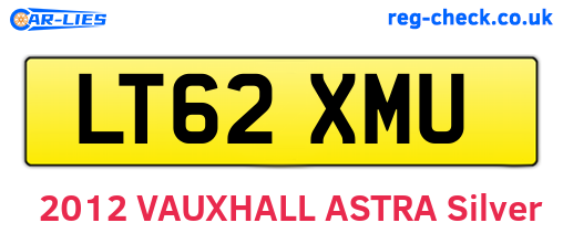 LT62XMU are the vehicle registration plates.