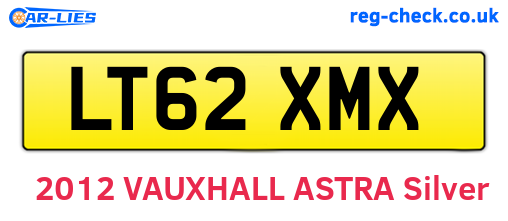 LT62XMX are the vehicle registration plates.