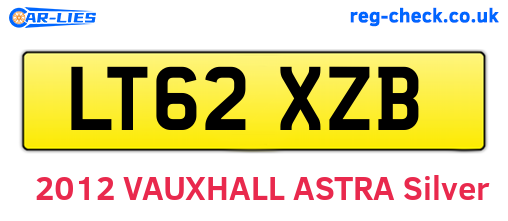 LT62XZB are the vehicle registration plates.