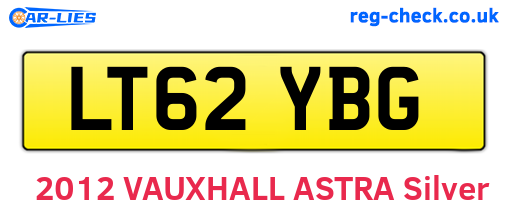 LT62YBG are the vehicle registration plates.