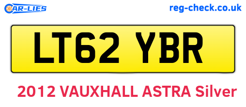LT62YBR are the vehicle registration plates.