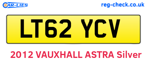 LT62YCV are the vehicle registration plates.