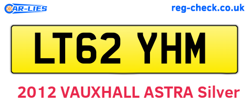 LT62YHM are the vehicle registration plates.