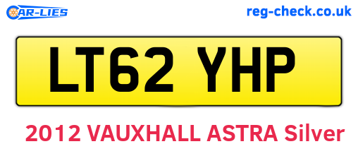 LT62YHP are the vehicle registration plates.