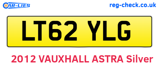 LT62YLG are the vehicle registration plates.