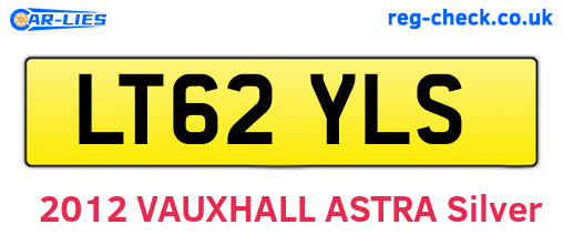LT62YLS are the vehicle registration plates.