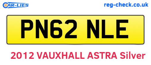 PN62NLE are the vehicle registration plates.