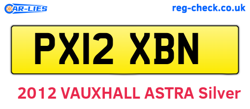 PX12XBN are the vehicle registration plates.