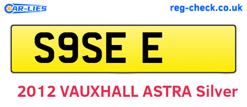 S9SEE are the vehicle registration plates.