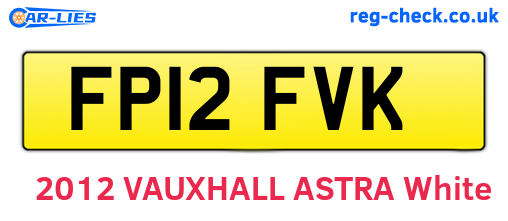 FP12FVK are the vehicle registration plates.
