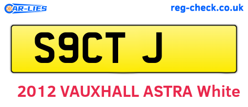S9CTJ are the vehicle registration plates.