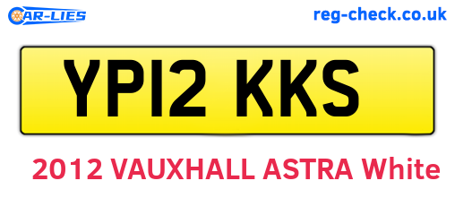YP12KKS are the vehicle registration plates.