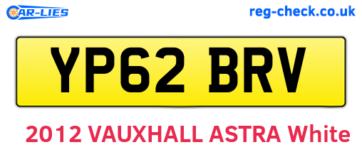 YP62BRV are the vehicle registration plates.