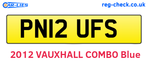 PN12UFS are the vehicle registration plates.