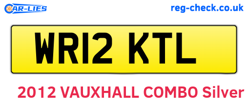 WR12KTL are the vehicle registration plates.
