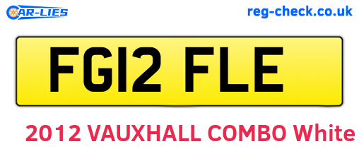 FG12FLE are the vehicle registration plates.