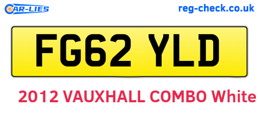 FG62YLD are the vehicle registration plates.