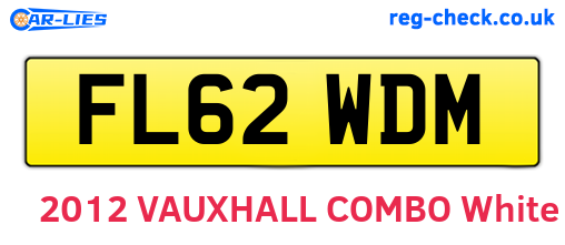 FL62WDM are the vehicle registration plates.