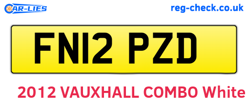 FN12PZD are the vehicle registration plates.