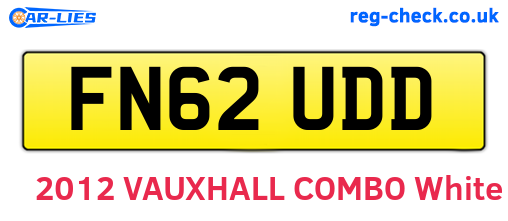 FN62UDD are the vehicle registration plates.