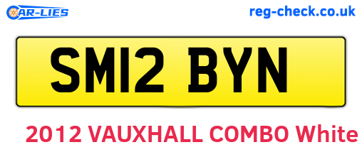 SM12BYN are the vehicle registration plates.