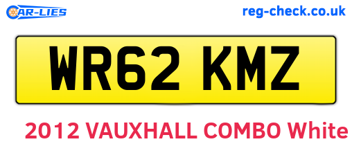 WR62KMZ are the vehicle registration plates.