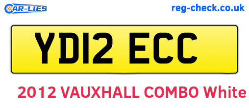 YD12ECC are the vehicle registration plates.