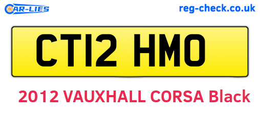 CT12HMO are the vehicle registration plates.