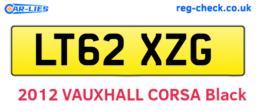 LT62XZG are the vehicle registration plates.