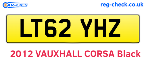 LT62YHZ are the vehicle registration plates.