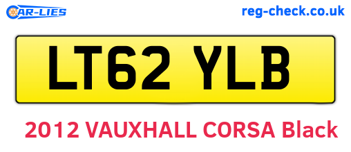 LT62YLB are the vehicle registration plates.