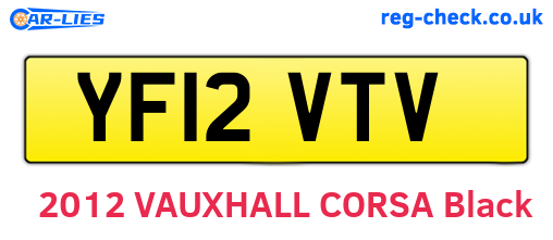 YF12VTV are the vehicle registration plates.