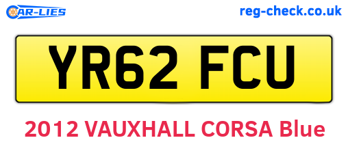 YR62FCU are the vehicle registration plates.