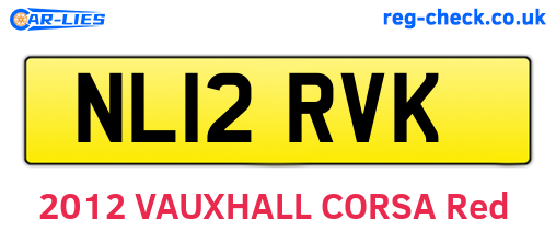 NL12RVK are the vehicle registration plates.