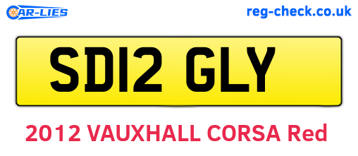 SD12GLY are the vehicle registration plates.