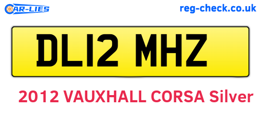DL12MHZ are the vehicle registration plates.