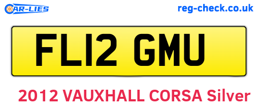 FL12GMU are the vehicle registration plates.