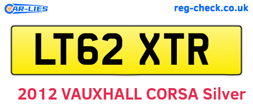 LT62XTR are the vehicle registration plates.