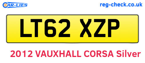 LT62XZP are the vehicle registration plates.