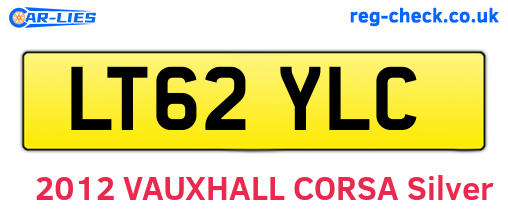 LT62YLC are the vehicle registration plates.