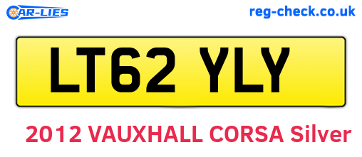 LT62YLY are the vehicle registration plates.
