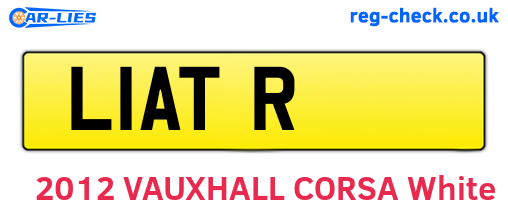 L1ATR are the vehicle registration plates.