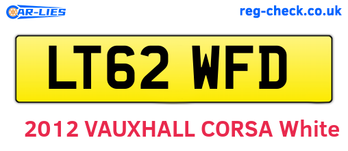 LT62WFD are the vehicle registration plates.